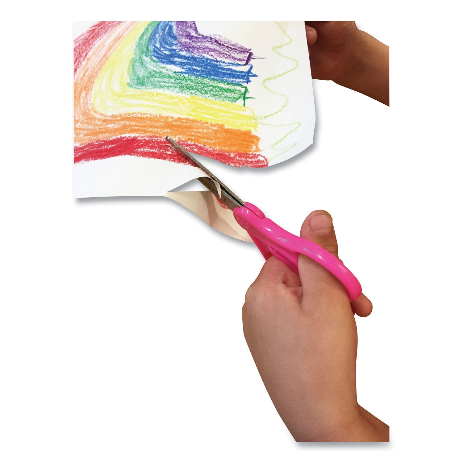 Kids Scissors 5 Inch Pointed Tip Assorted Handles