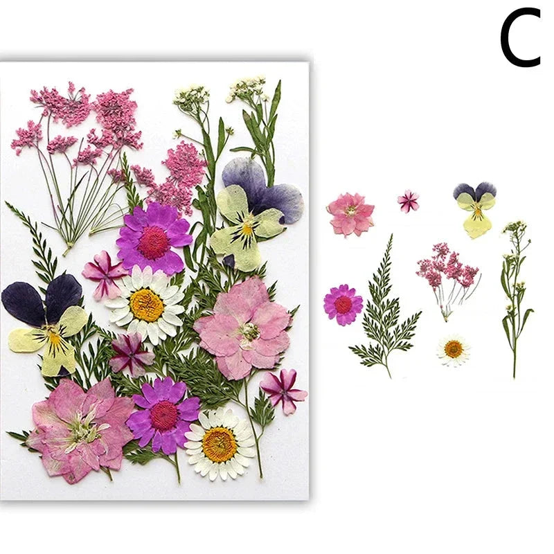 DIY Dried Flower Resin Fillings for Crafts Nail Art Decoration