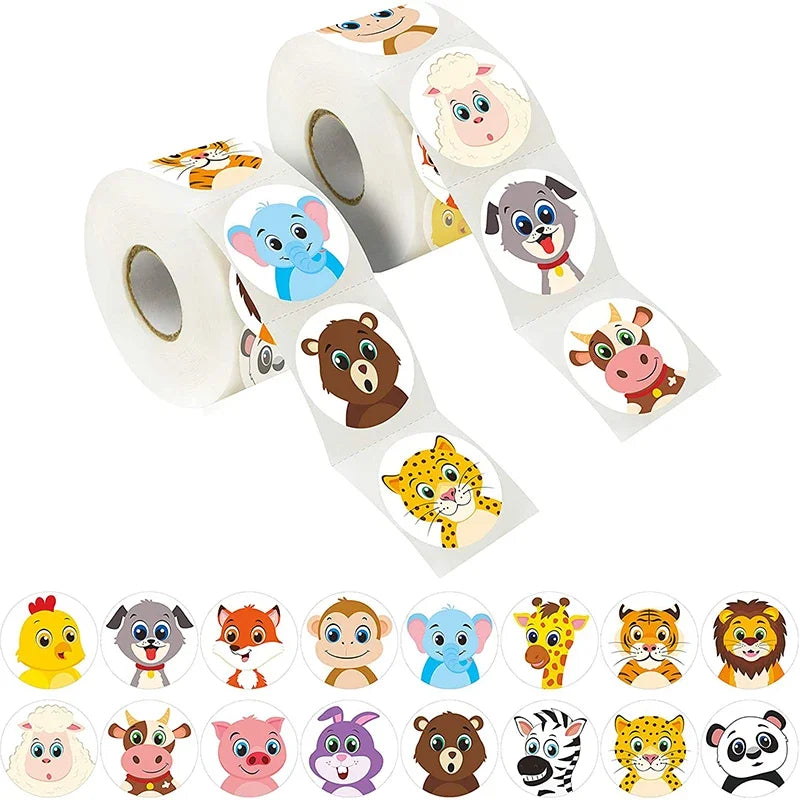 Colorful Holographic Star Stickers Roll for Kids DIY Crafts