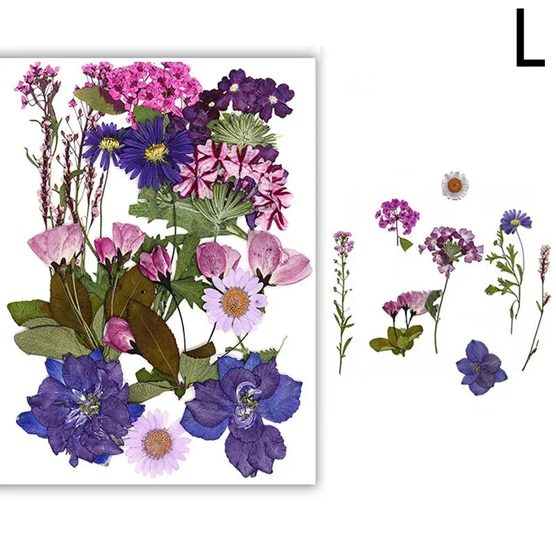 DIY Dried Flower Resin Fillings for Crafts Nail Art Decoration