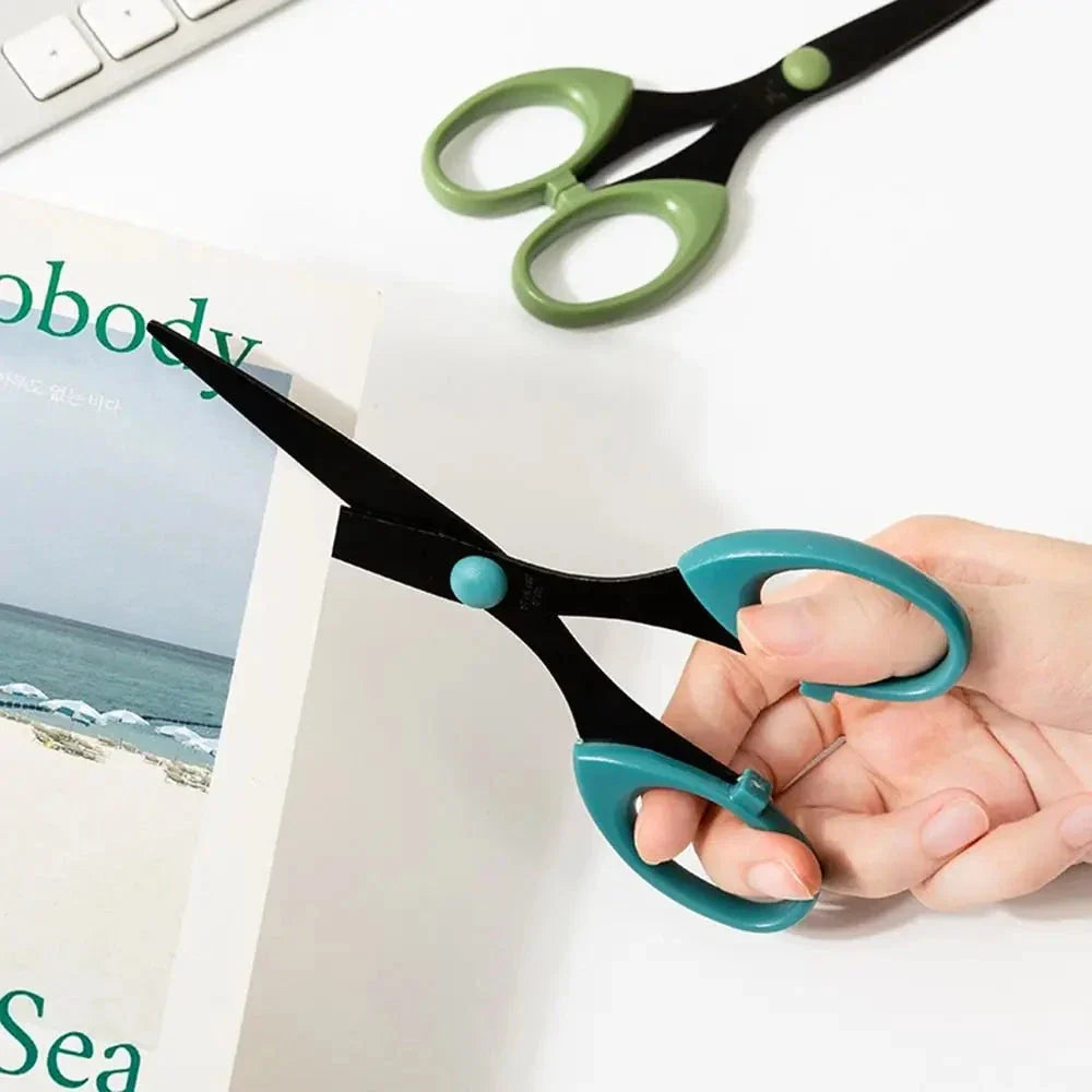 Color Scissors Stainless Steel Blade Safe Design for Crafts