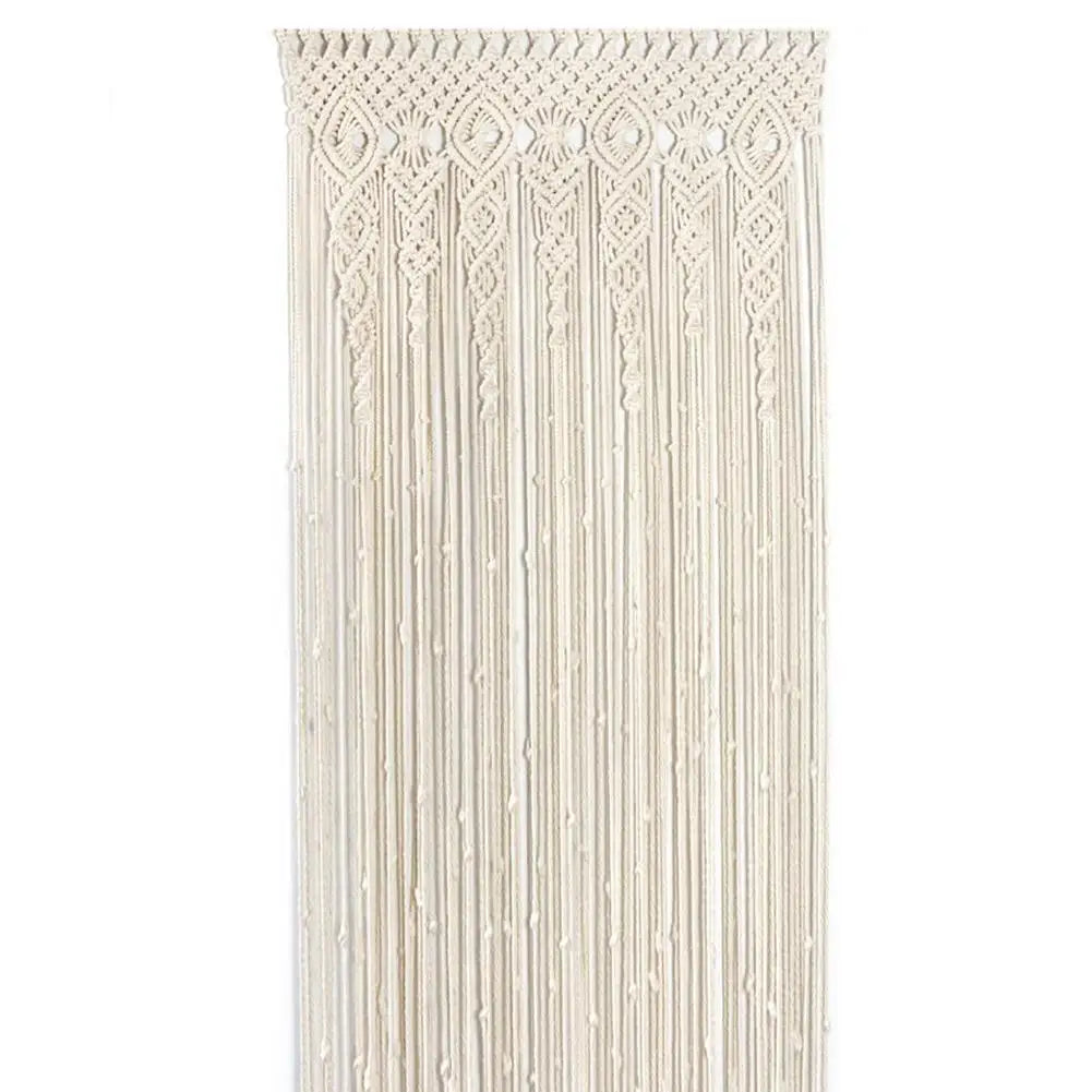 Handwoven Macrame Door Curtain Boho Wall Hanging Tapestry Decor