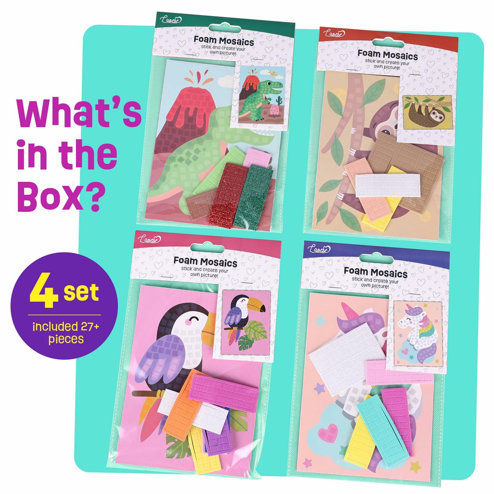 Mosaic Sticker Craft Kit Kids Easter Gift Creative Activity Ages 3+