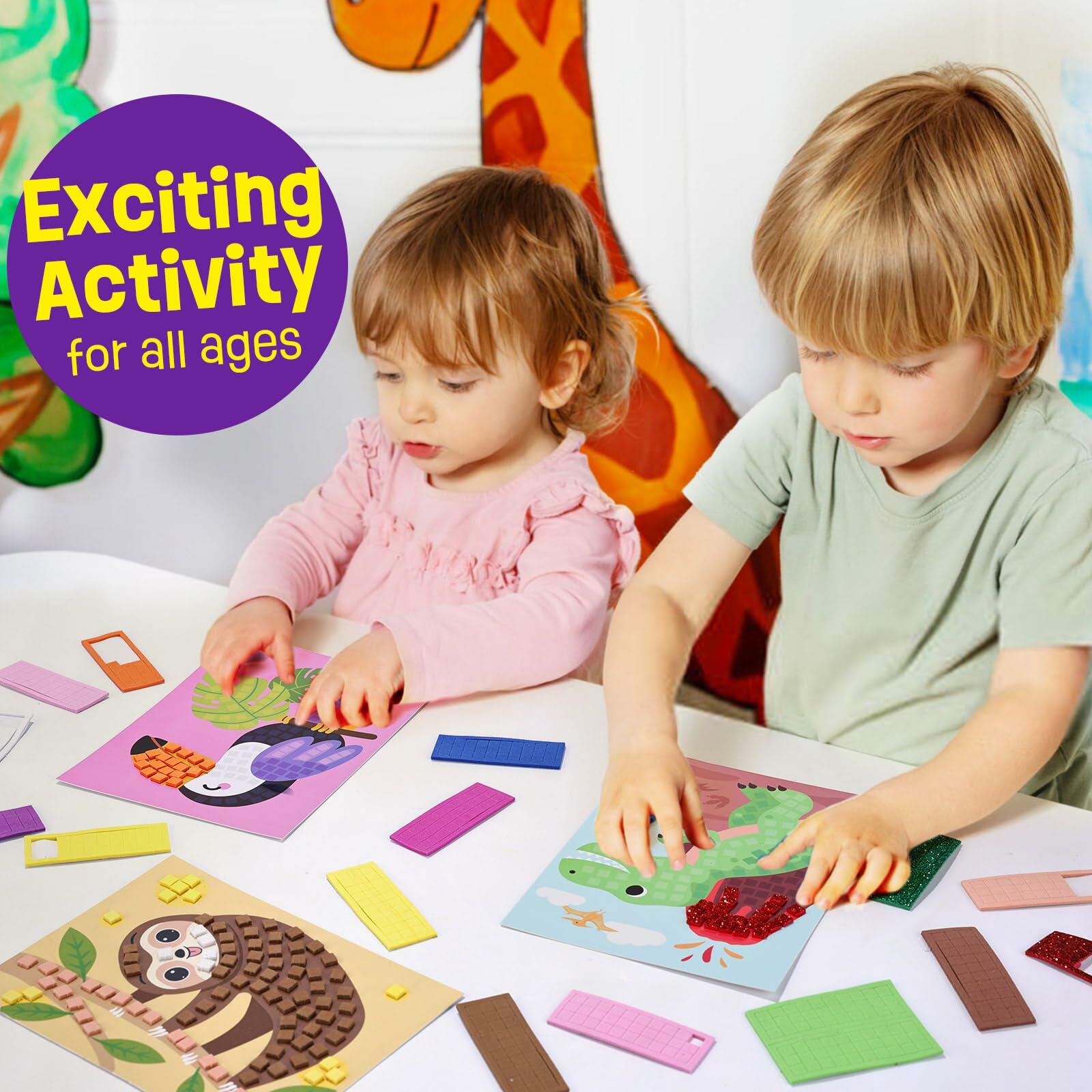 Mosaic Sticker Craft Kit Kids Easter Gift Creative Activity Ages 3+