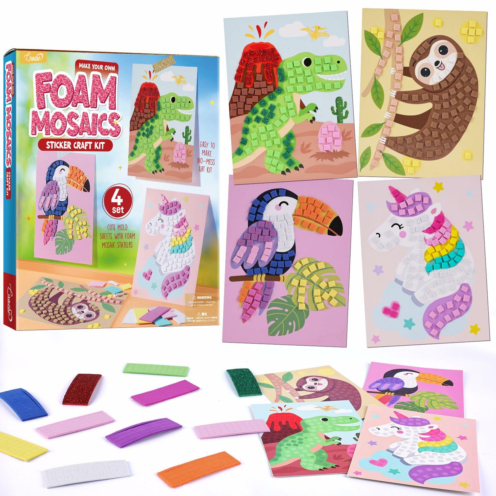 Mosaic Sticker Craft Kit Kids Easter Gift Creative Activity Ages 3+