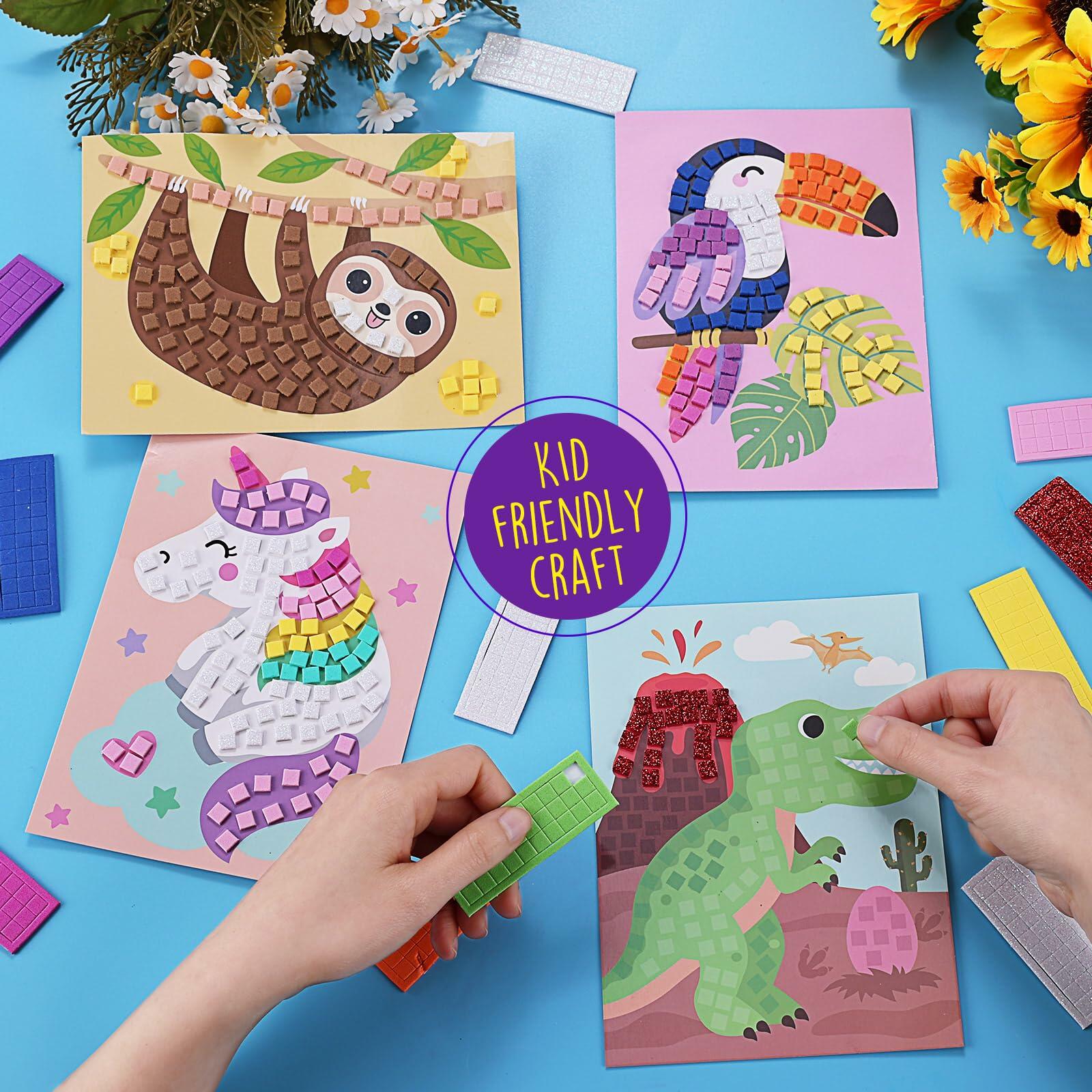 Mosaic Sticker Craft Kit Kids Easter Gift Creative Activity Ages 3+