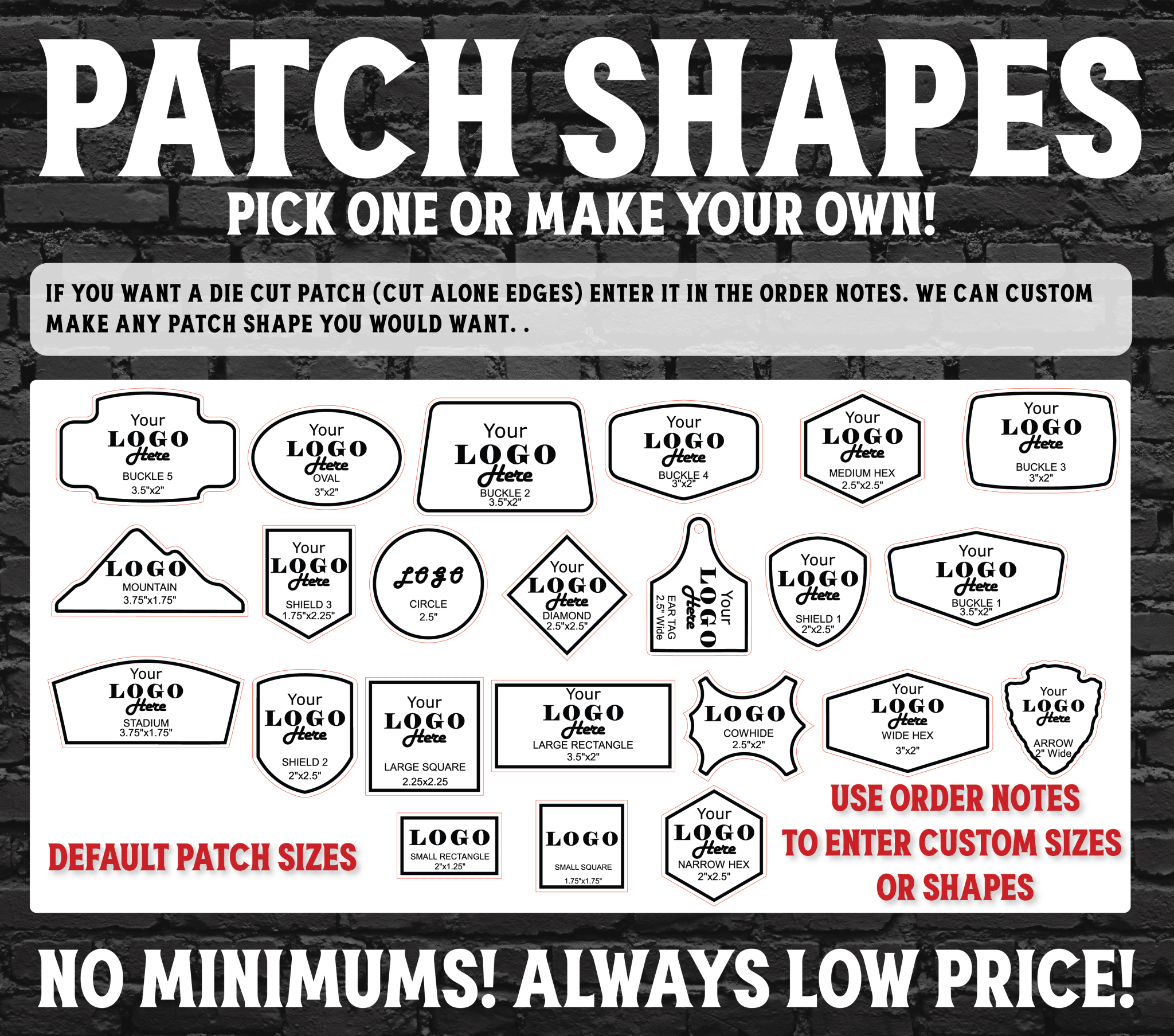 Wholesale Laser Engraved Leatherette Patches