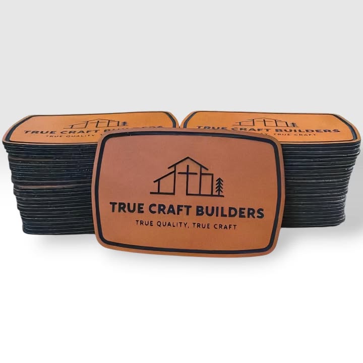Wholesale Laser Engraved Leatherette Patches